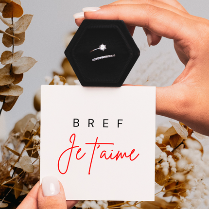 Bague Ajustable - Amour Infini - Bref, je t'aime