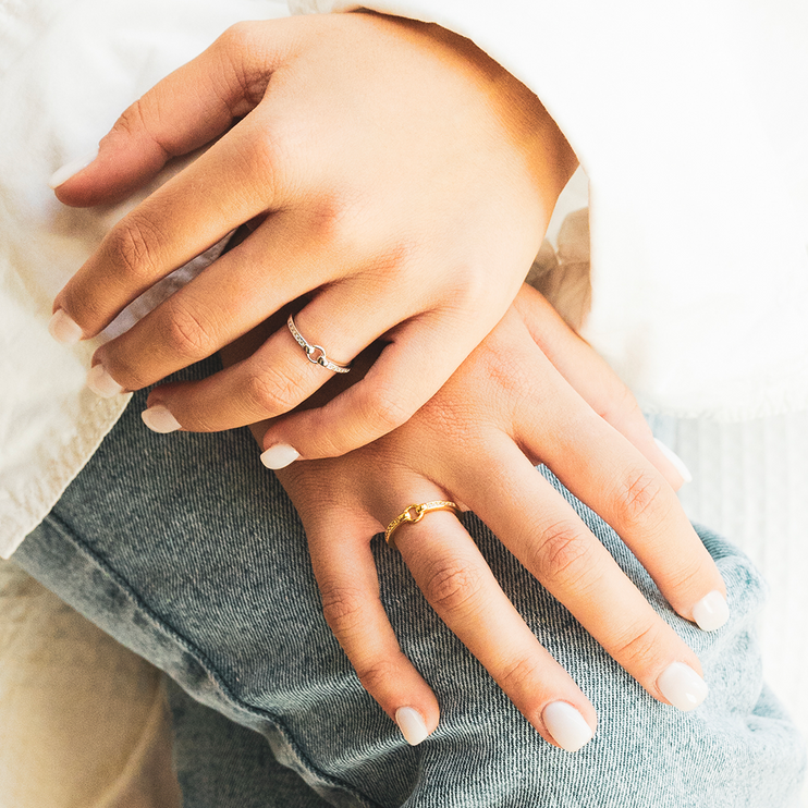 Bague Ajustable - Lien Éternel - Bref, je t'aime