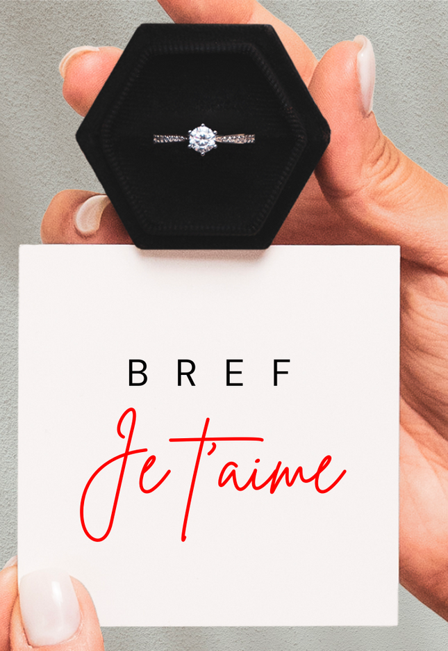 Bague Ajustable - Amour Fusionnel - Bref, je t'aime
