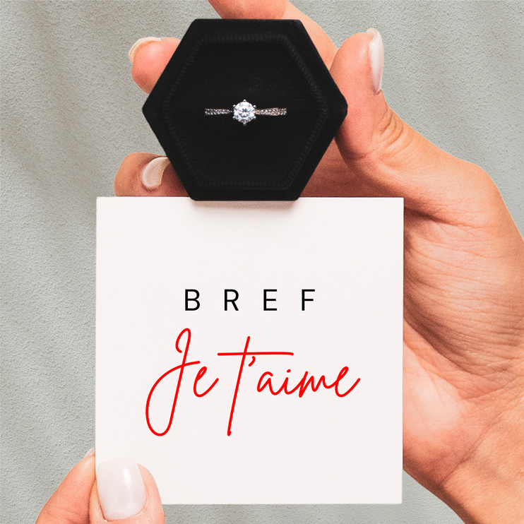 Bague Ajustable - Amour Fusionnel - Bref, je t'aime