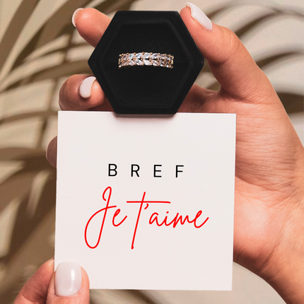 Bague Ajustable - Amour Absolu - Bref, je t'aime