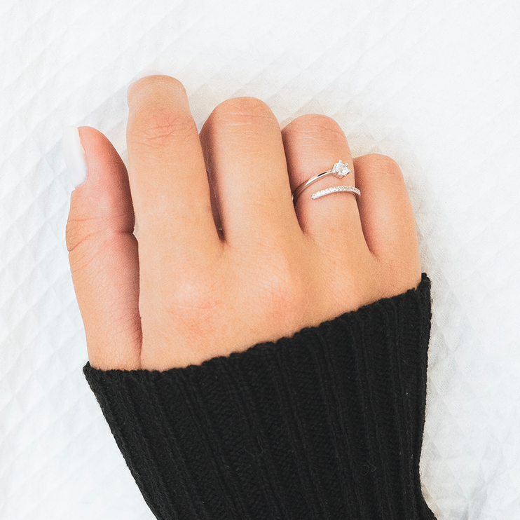 Bague Ajustable - Amour Infini - Je t'aime