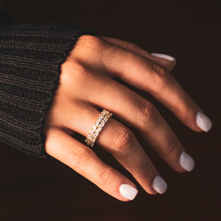 Bague Ajustable - Amour Absolu - Bref, je t'aime