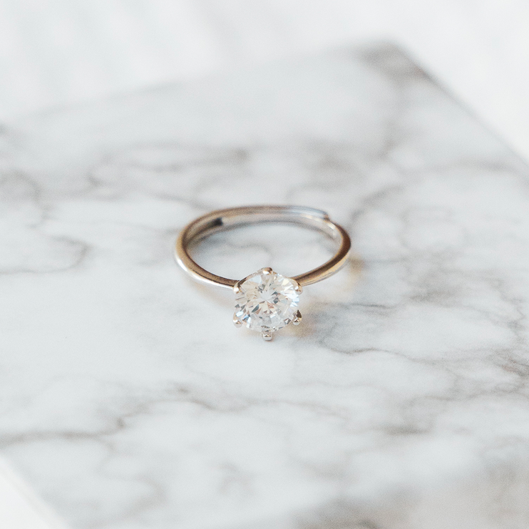 Bague Ajustable - Amour Passionnel - Je t'aime