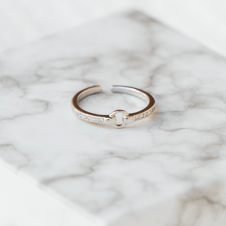 Bague Ajustable - Lien Éternel - Je t'aime